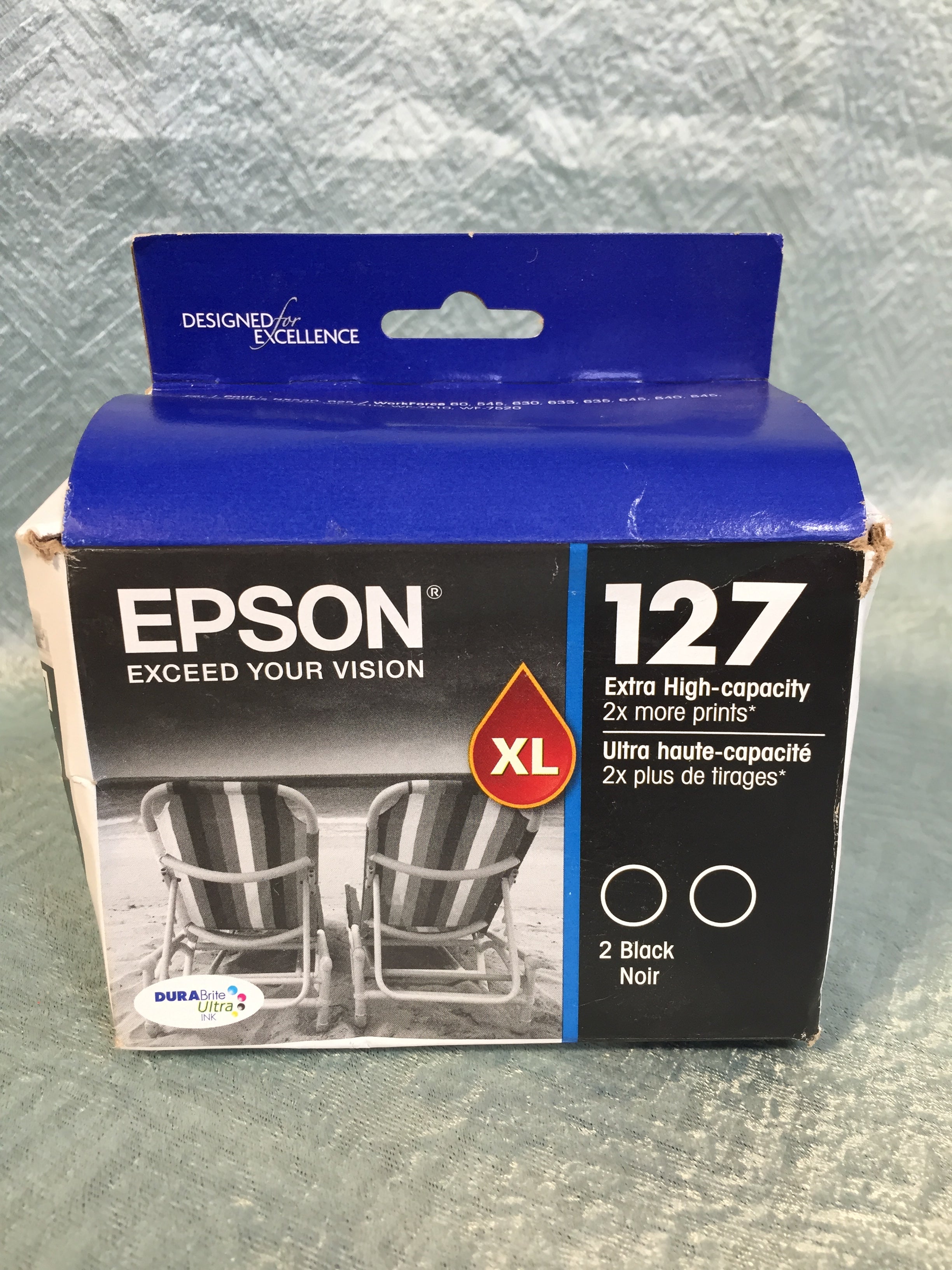 EPSON T127 DURABrite Ultra Ink Standard Capacity Black Dual Cartridge Pack (7522977546478)